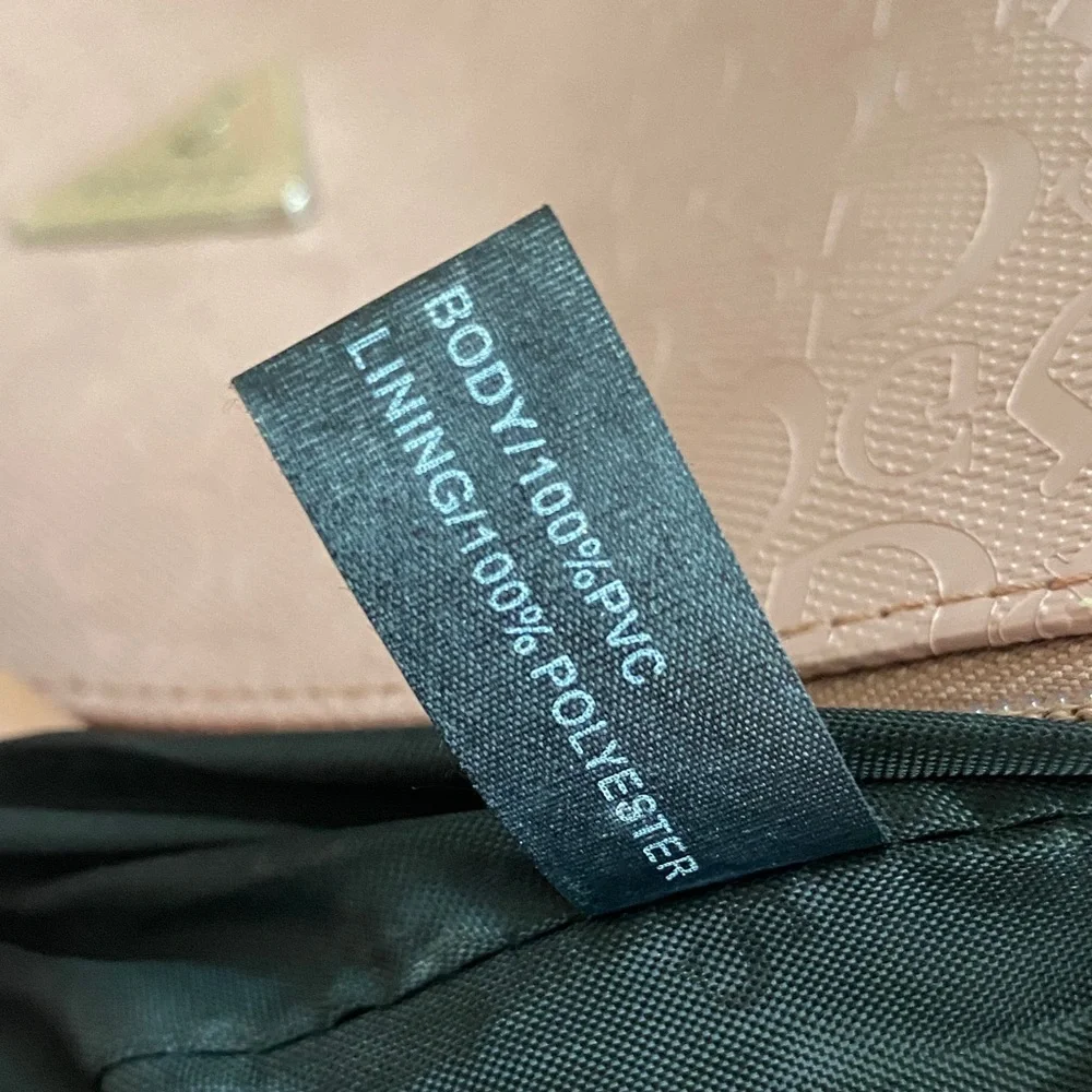 GUESS Pink Logo Cosmetic Bag